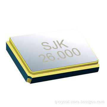 26MHz Surface Mount Crystal with Ceramic Seam Sealed and High Precision and High Stability